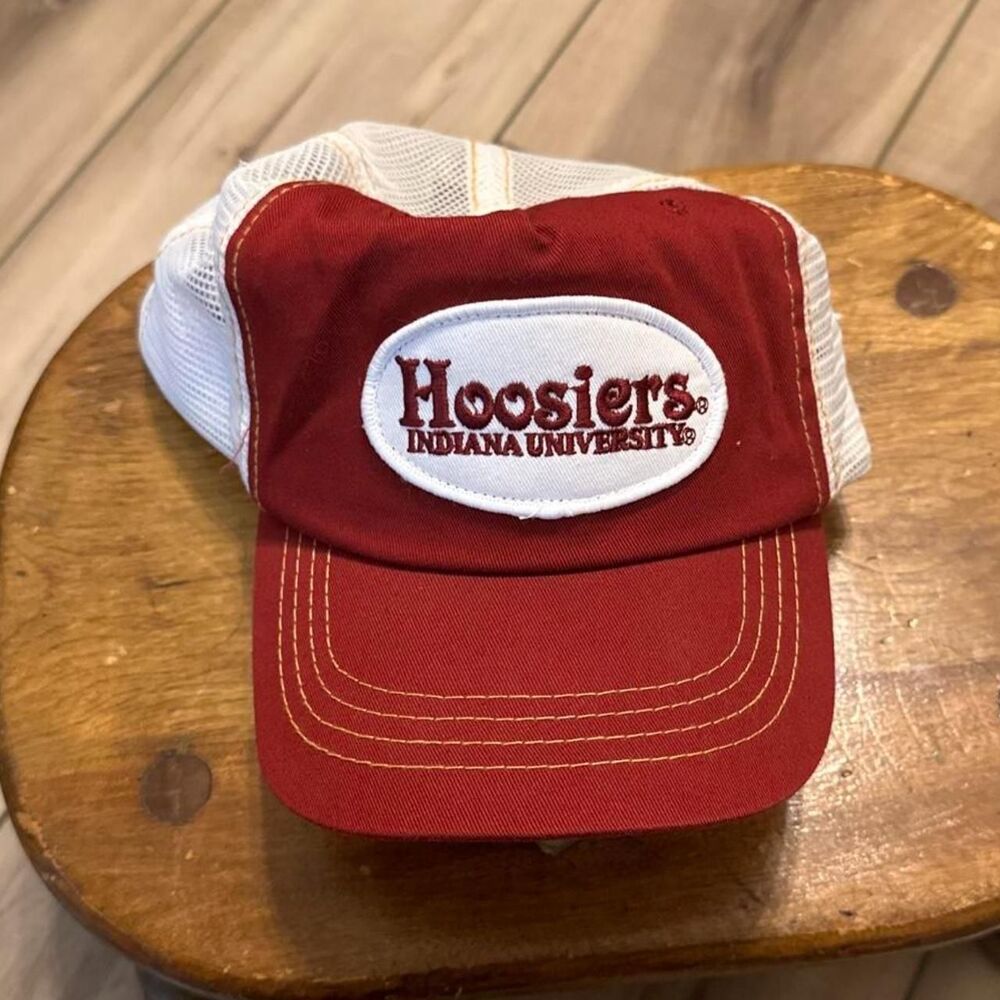 Vintage Indiana Hoosiers Trucker Hat Steve & Barrys Mesh Snapback Cap